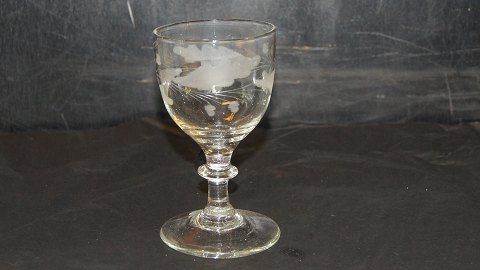 Egeløv glas Holmegaard