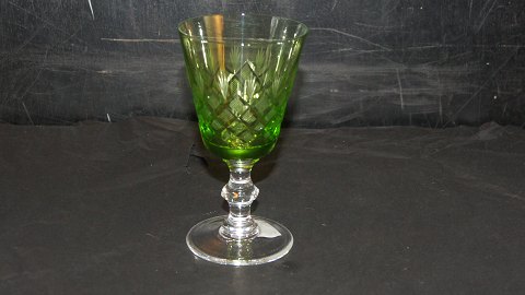 White wine glass Green #Eaton Antik Lyngby