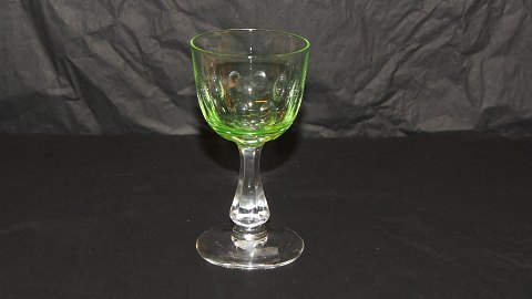 Hvidvinsglas Lys Grøn #Derby Glas fra Holmegaard