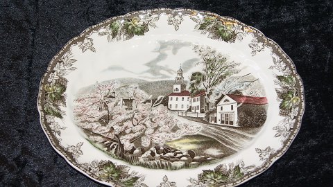 Oval Dish #English with Winter Landscape
Johnson Bros
Measures 29.5 cm approx
Nice and well maintained condition