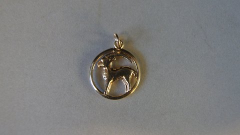 Elegant Pendant Capricorn Zodiac 
14 Carat Gold
Stamped 585