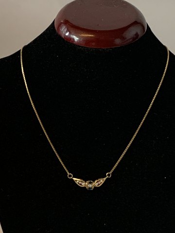 Elegant Halskæde i 14 karat GuldStemplet 585Længde 41 cm ca
