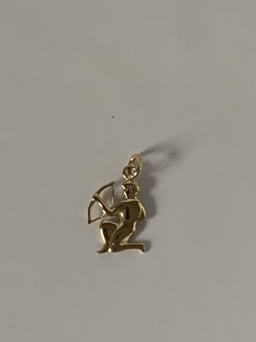 Pendant Sagittarius Zodiac in 14 carat Gold
Stamped 585
Height 22.50 mm