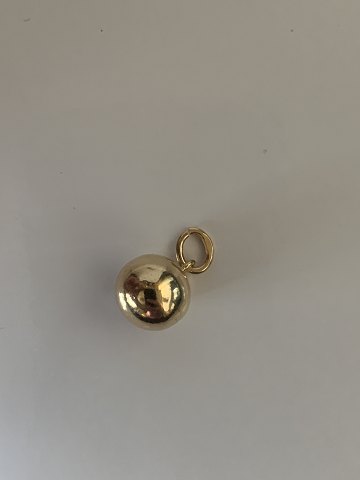 Kugle Charms/Vedhæng #14karat Guld