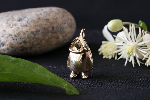 Thule Eskimo pendant in 14 carat gold, for necklace or bracelet.