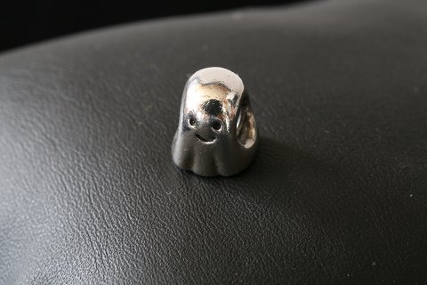 Charm for bracelet, from Pandora made as a ghost. 925 sterling silver.