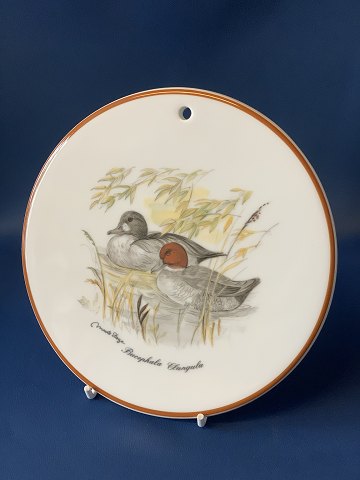 Jagtstellet Mads Stage butter piece / plate
(Buoephala Clangula) White duck 
Diameter 16 cm.