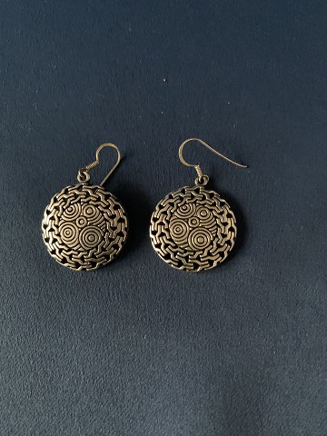 Sterling silver earrings with Viking pattern, 925s Sterling silver.