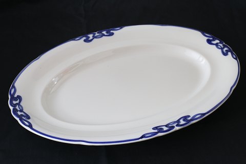 Villeroy & Boch, Blå Olga, Ovalt fad 
Længde 45,5 cm.
Bred  33 cm