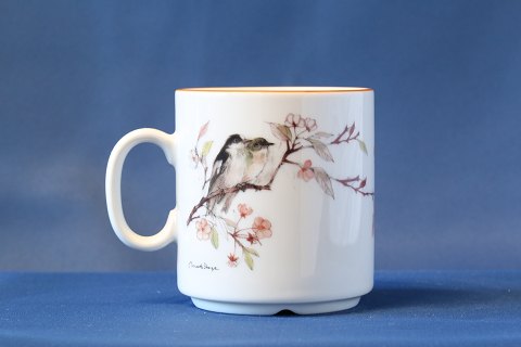 Year mug year 2009, from the hunting frame of Mads Stage. Motive of the Mottled 
Flycatcher.