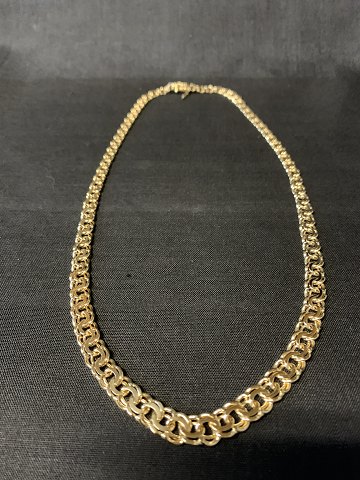 Bismark necklace in 14 carat gold, with chain and lobster clasp. Very elegant 
necklace. Length 45 cm.