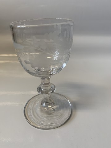 Egeløv glas Holmegaard