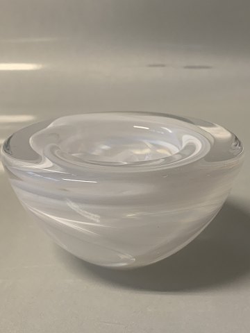 Kosta Boda, multi-colored tealight holder, Swedish art glass.