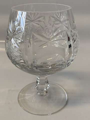 Cognac Heidelberg Glas 
Tysk Krystal 
Højde 10 cm