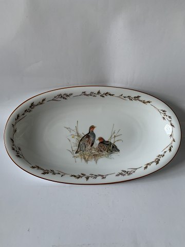 Ovalt fad Jagtstellet Mads stage
L. 24,3 x B. 13,5 cm.