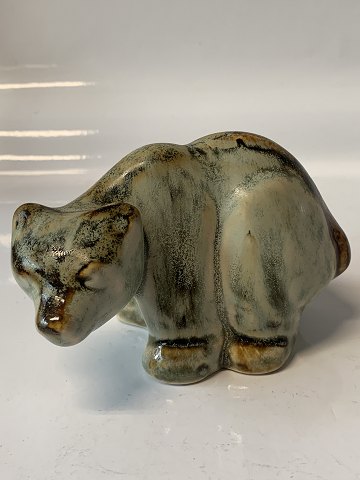 Bjørn gående Søholm. 
Bornholmsk keramik.
Mål 7 x 11 cm.