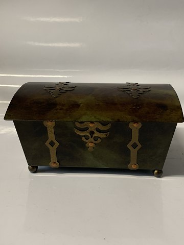 Vintage smykkeskrin i bronze.