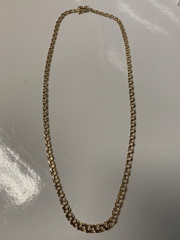 Bismark necklace in 14 carat gold, with a gradient Length 46 cm.