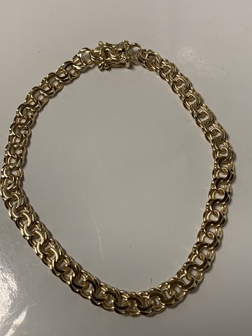 Bismark guldarmbånd i 14 karat guld.
Længde 19,5 cm.