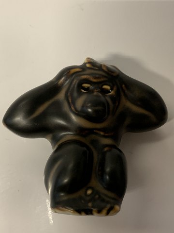 Royal Copenhagen Miniature figur af abe