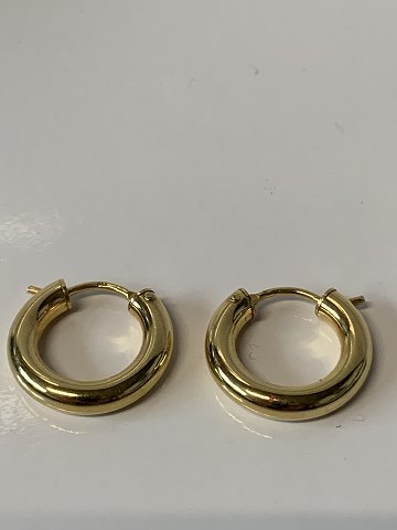 Hoop earrings in 8 carat gold.
Diameter 1.4 cm.