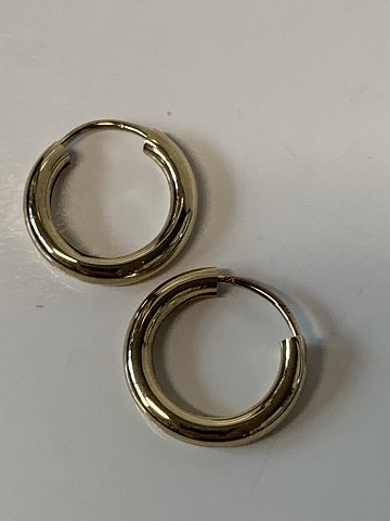 Hoop earrings in 8 carat gold.
Diameter 1.5 cm.