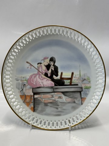 Bing & Grøndahl H.C. Andersen platte.
Hyrdinden og Skorstensfejeren.