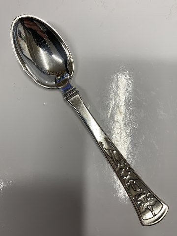 Orchide / Orkide Te / kaffeske i Sølv
Længde 11,8 cm