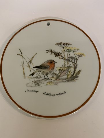 Jagtstellet Mads Stage Smørebrik / Platte, (Erithacus rubecula) Rødkælk
Diameter 16 cm.