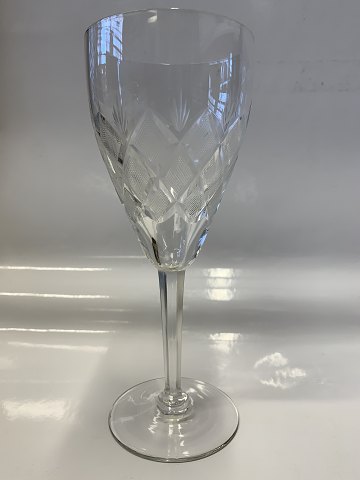 Red wine glass Antique glass from Holmegaard Glassworks.Height 18.5 cm