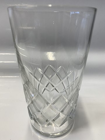 Ølglas Antik glas fra Holmegaard Glasværk.Højde 12,5 cm