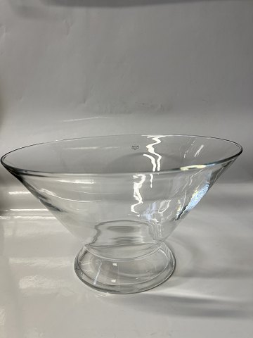 Holmegaard  skål klar glas.Mål 17 x 30 cm