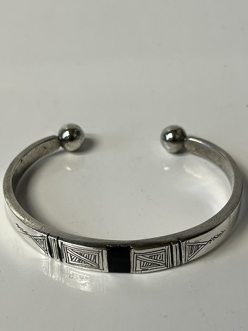 Sølv Armbånd / ArmringIndvendig Højde 5 x Bredde 6,5 cm.