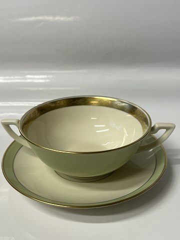 Royal Copenhagen Dagmar bouillon cup with matching saucer.Dec. No. 988/9571.