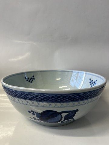 Royal Copenhagen Tranquebar, ekstra stor rund skål.Dekoration Nr. 11/958.