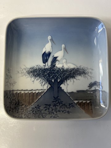Bing & Grondahl Square dish Stork