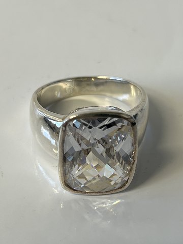Signetring Sterlingsølv med stenStørrelse 64