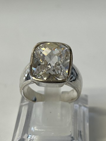 Signet ring Sterling silver with stoneSize 66