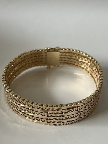 14K Gold Geneva Bracelet 3 RowsThe bracelet is newLength 18.5 cm.