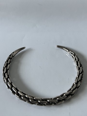 Armring Anker flet i sterlingsølvMål indvendig 6,2 cm