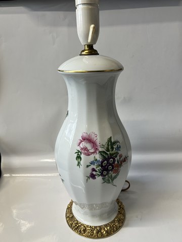 Table lamp, Motif flowersHeight 43 cm