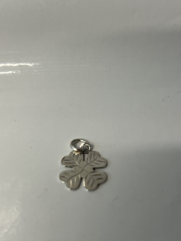 Vedhæng/Charms i sølv motiv FirkløverHøjde 1,7 cm.