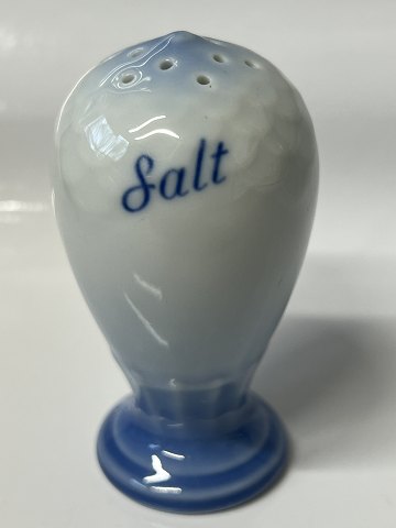 Bing & Grøndahl Blå tone, Salt bøsse.Højde 7,5 cm.