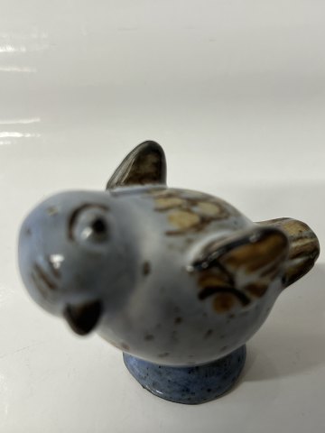 L. Hjorth Pottery Bird.Measures 5.6 x 6,0 cm.