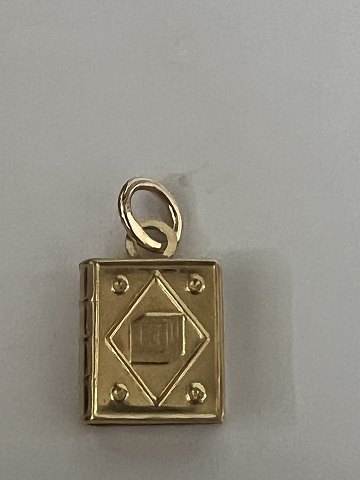 Book Pendant / Charms in 14 carat goldHeight 2.0 cm