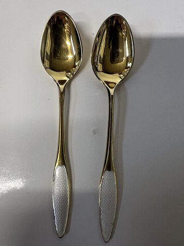 Frigast Sterling Sølv/Emalje Moccaske ForgyldtLængde 9,4 cm.