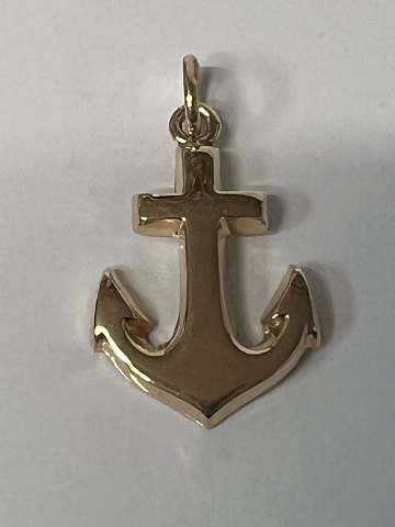 Anchor Pendant/Charms in 14 carat gold.Height: 2.7 cm.