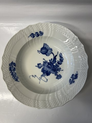Royal Copenhagen Blå Blomst Svejfet, dybe tallerkner.Dek. Nr. 10/1615.