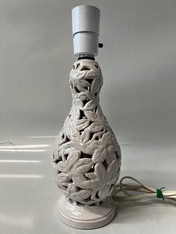 Hans Rudolph Pedersen, Table lamp in ceramic with light glaze.Height 30.0 cm.