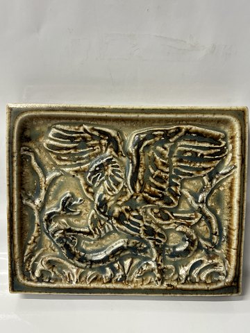 Relief, Ørn med slange, Royal Copenhagen Knud Kyhn.